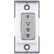 Selectric GRID360 Satin Chrome 13A Fused Connection Unit Module with White Insert