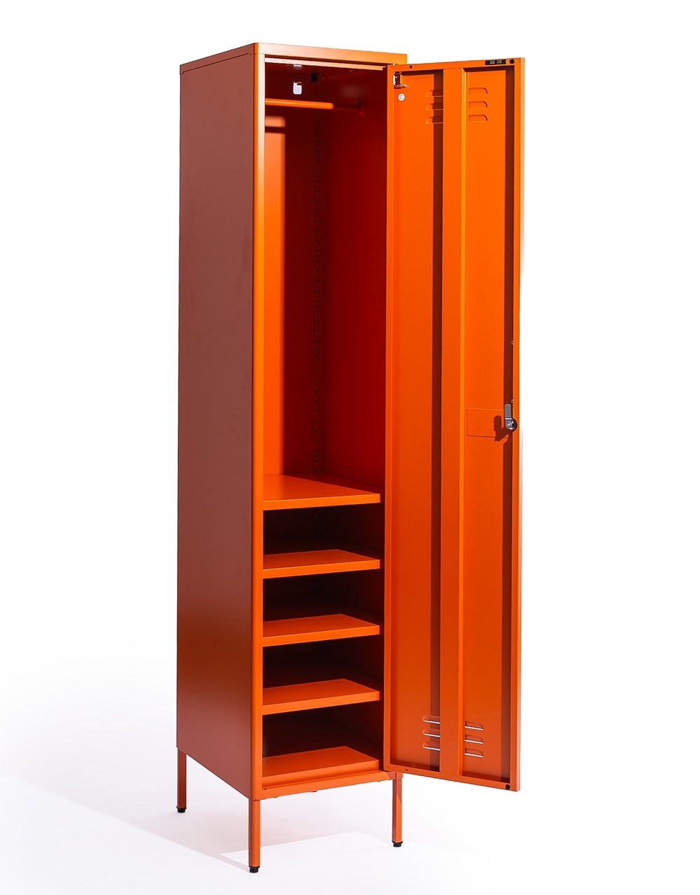 Tall Steel Metal Locker in Burnt Orange - LLK12