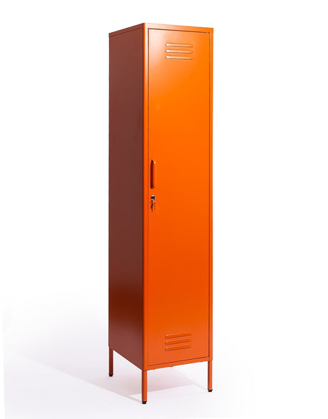 Tall Steel Metal Locker in Burnt Orange - LLK12