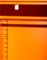 Tall Steel Metal Locker in Burnt Orange - LLK12