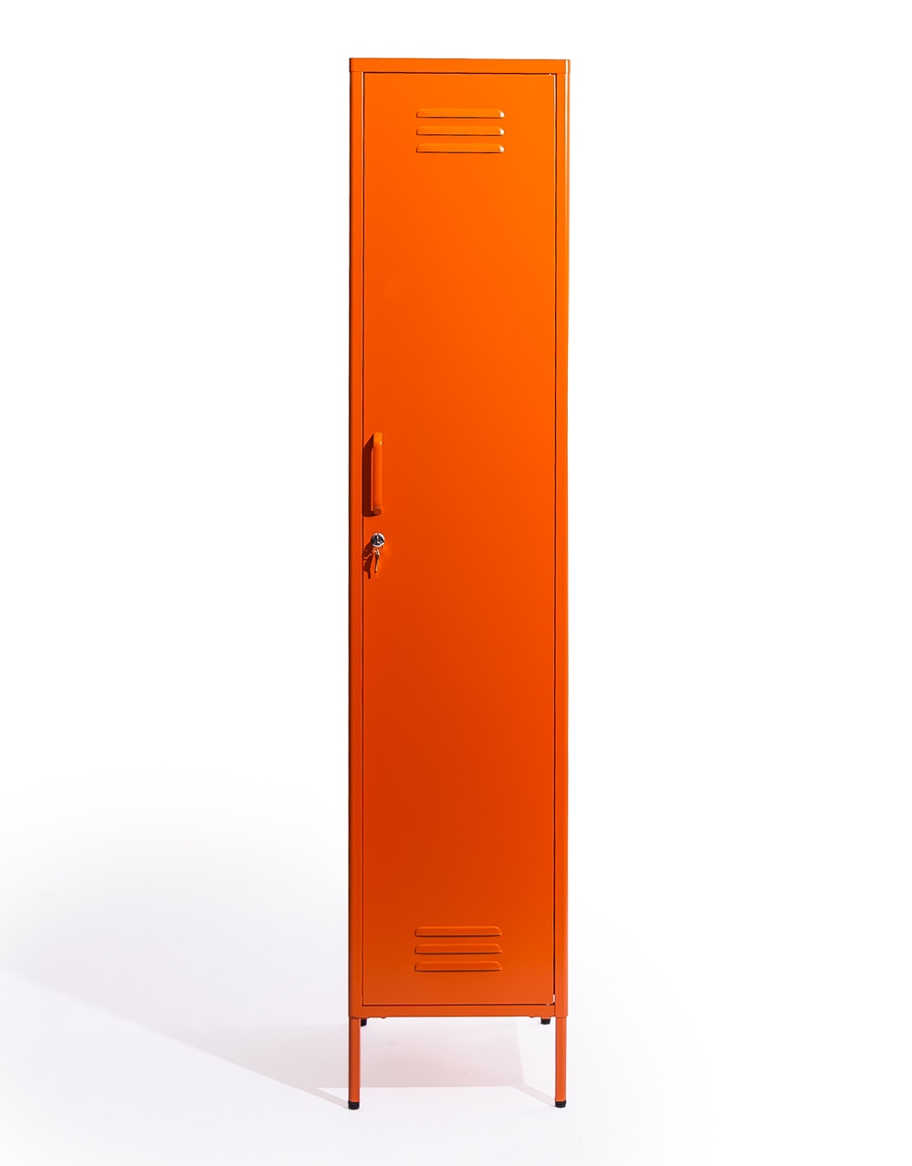 Tall Steel Metal Locker in Burnt Orange - LLK12