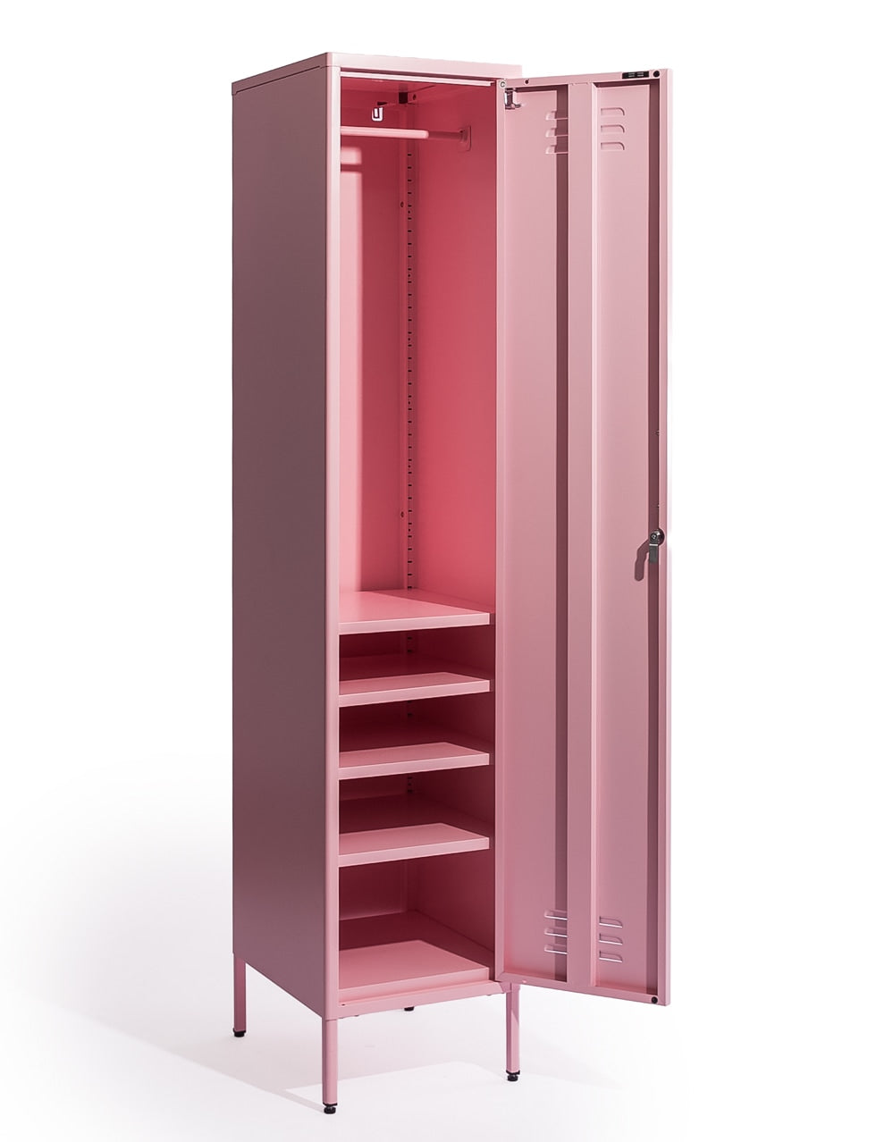 Tall Steel Metal Locker in Baby Pink - LLK14