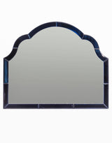 Overmantle Blue "Venus" Glass-Framed Wall Mirror - CGM10