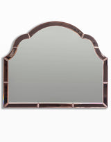 Overmantle Pink "Venus" Glass-Framed Wall Mirror - CGM11