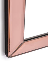 Overmantle Pink "Venus" Glass-Framed Wall Mirror - CGM11