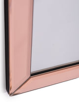 Portrait Pink "Venus" Glass-Framed Wall Mirror - CGM14