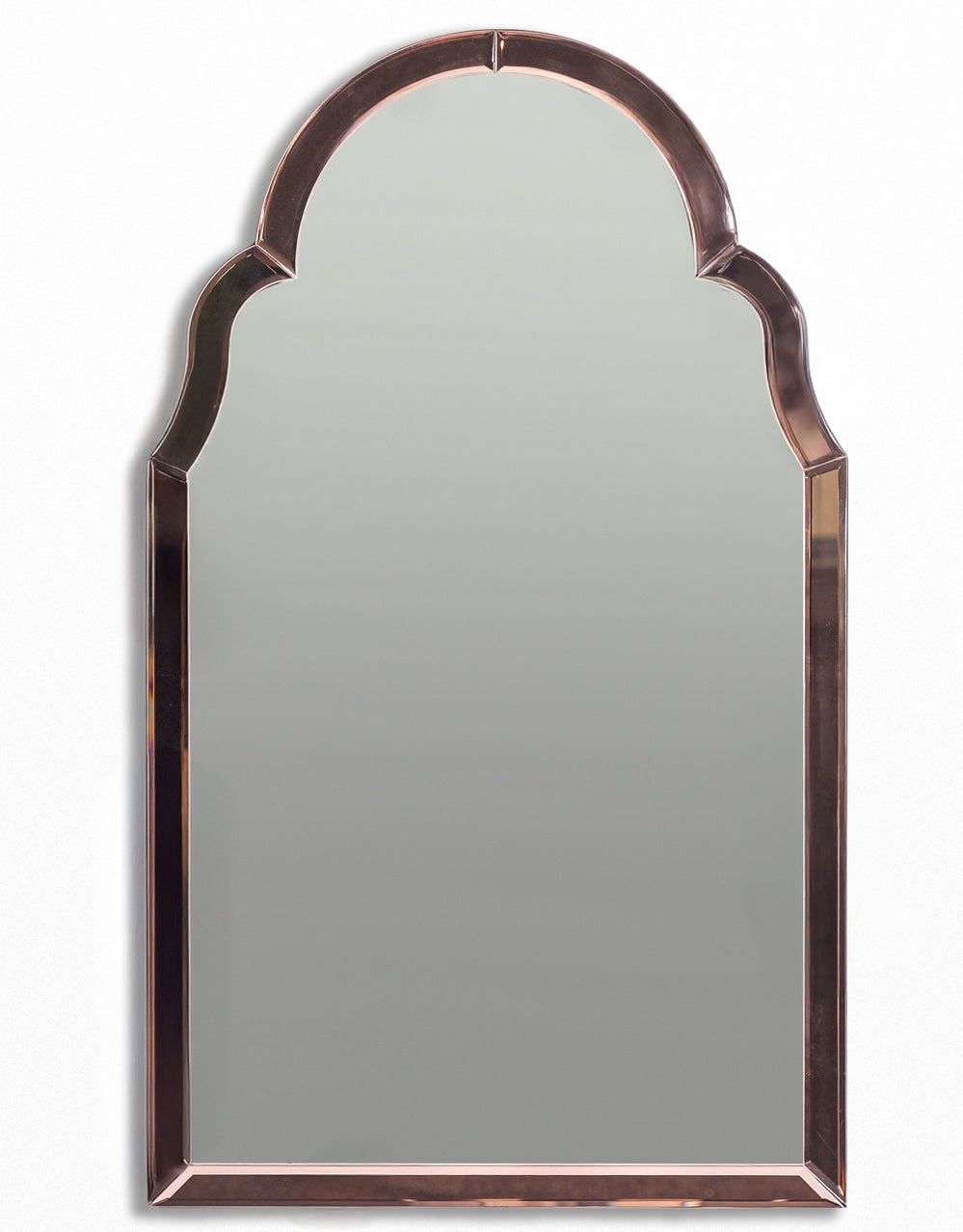 Portrait Pink "Venus" Glass-Framed Wall Mirror - CGM14