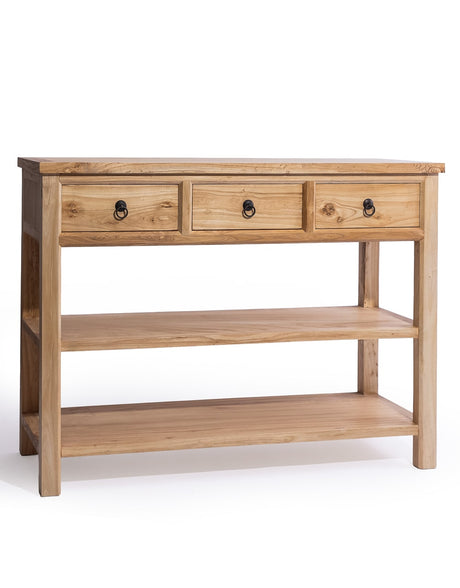 Reclaimed Elm Console / Side Table - BRT7