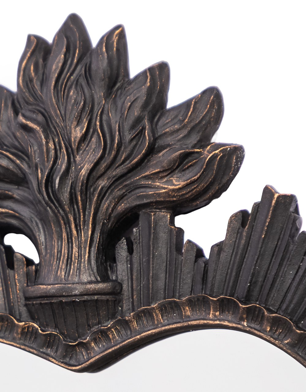 Small Black "Sacred Heart" Mirror - MK210