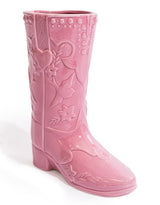 Large Pink "Swiftie" Cowboy Boot Ceramic Vase - FPC58