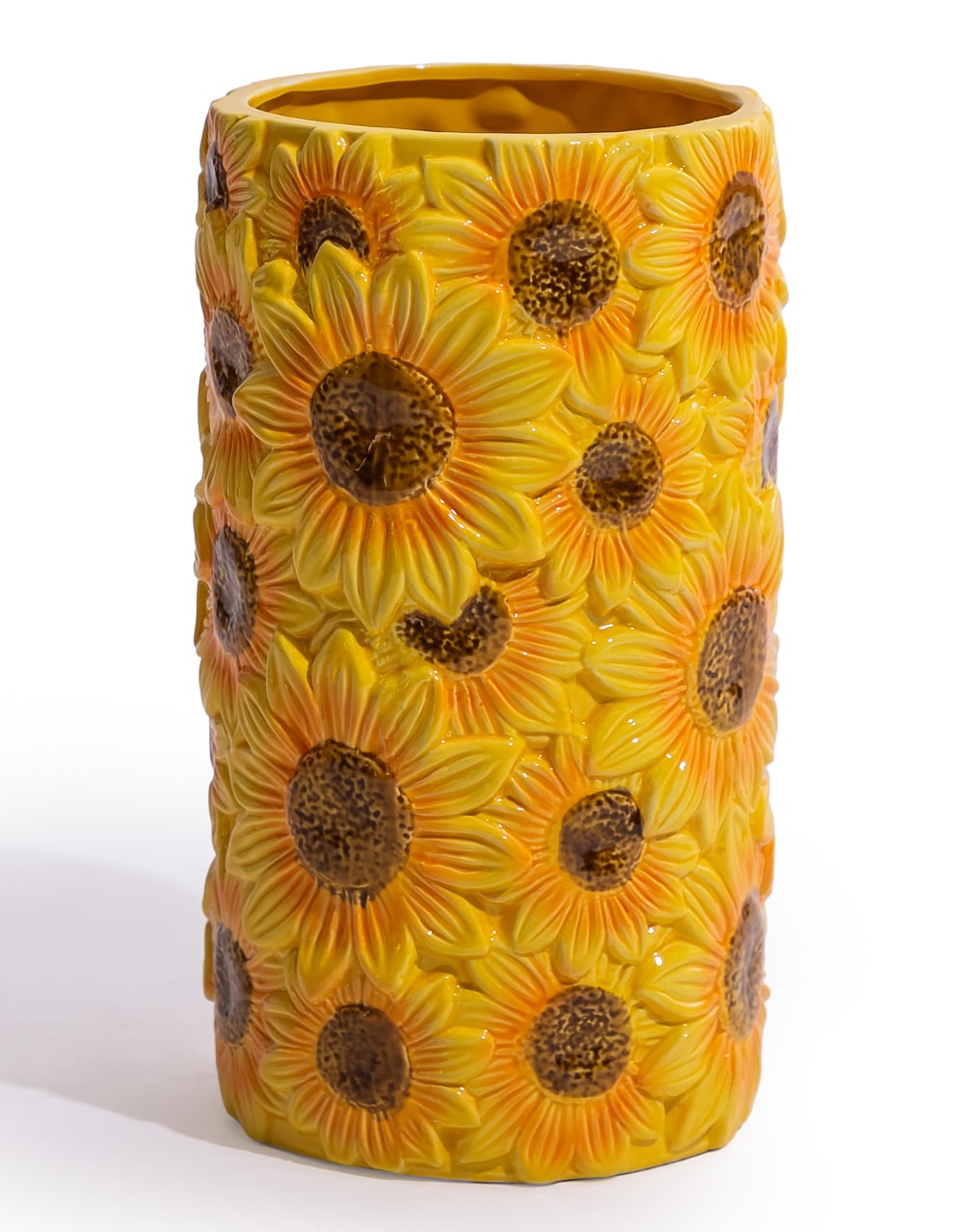 Multi Sunflower Ceramic Vase - FPC59