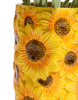 Multi Sunflower Ceramic Vase - FPC59