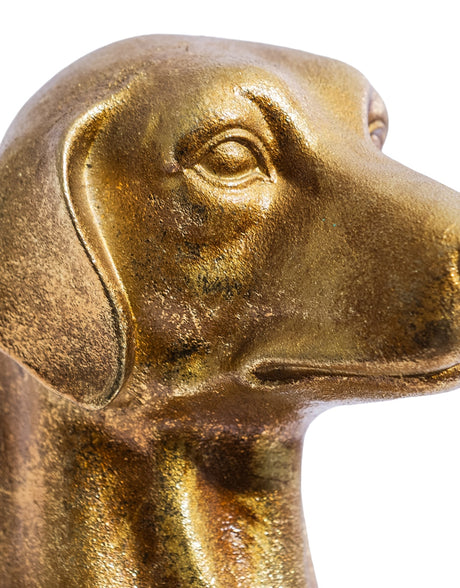 Antique Gold "Helpful Hound" Umbrella Stand - TPR114