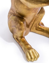 Antique Gold "Helpful Hound" Umbrella Stand - TPR114