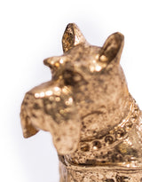 Gold Terrier Trinket Box - ET367