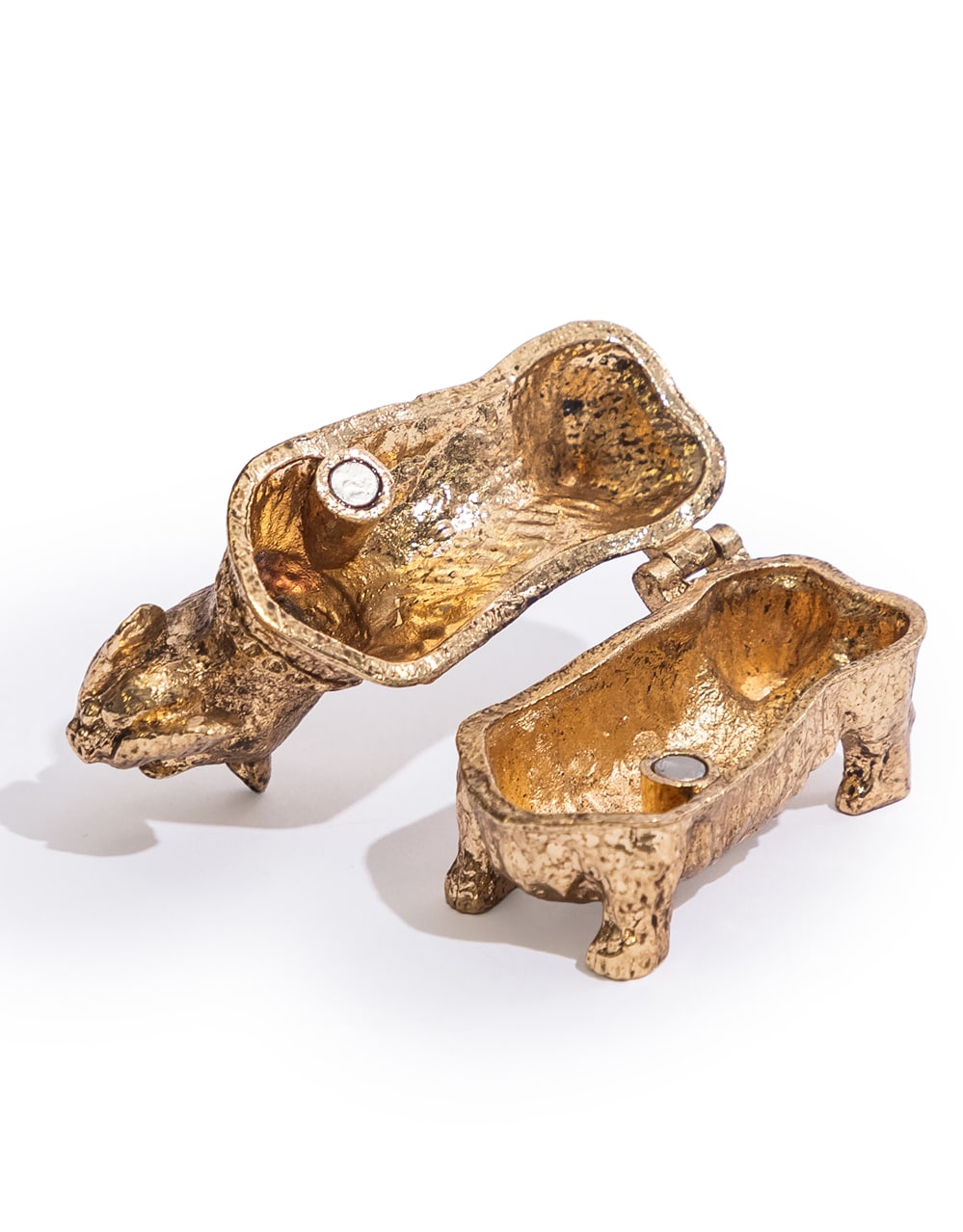 Gold Terrier Trinket Box - ET367
