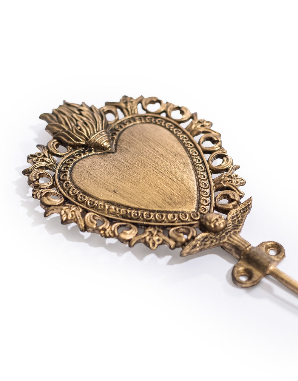 Gold "Sacred Heart" Coat Hook - ET368