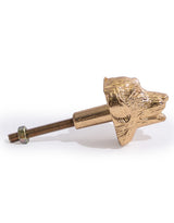 Gold Dog Head Drawer Knob - ET376