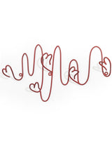 Red Multi Heart Coat Hook - ET377