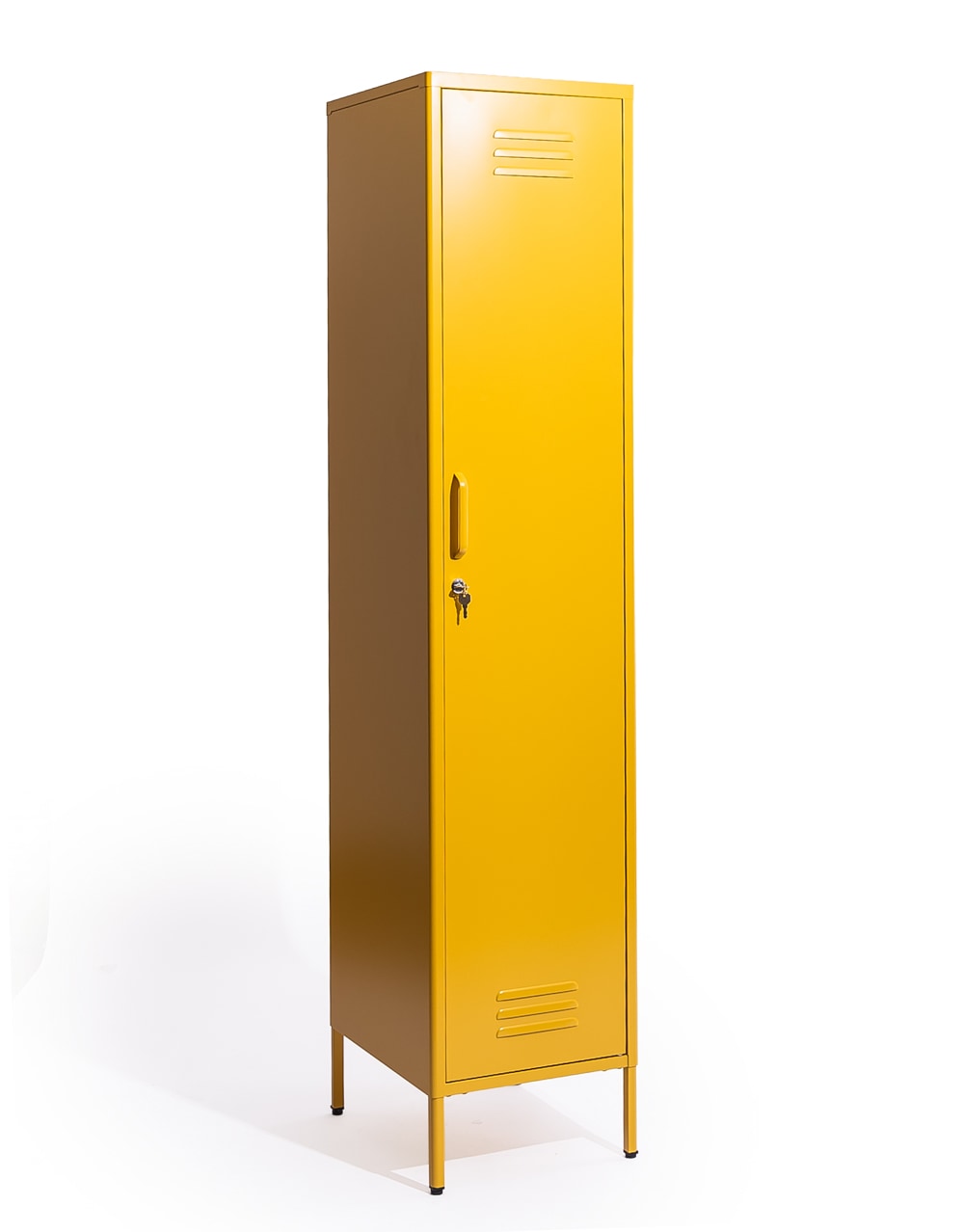 Tall Steel Metal Locker in Mustard Yellow - LLK10