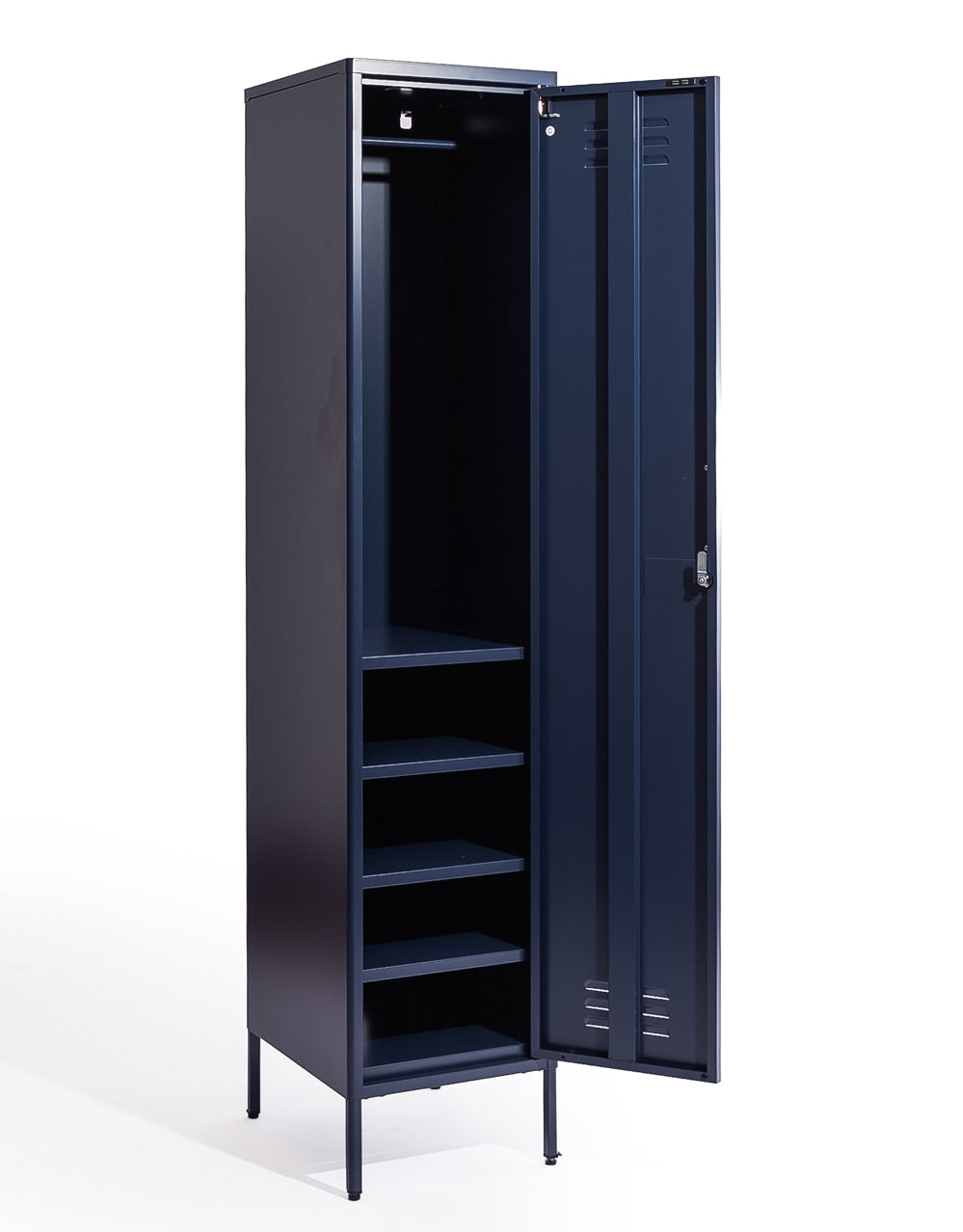 Tall Steel Metal Locker in Navy Blue - LLK11
