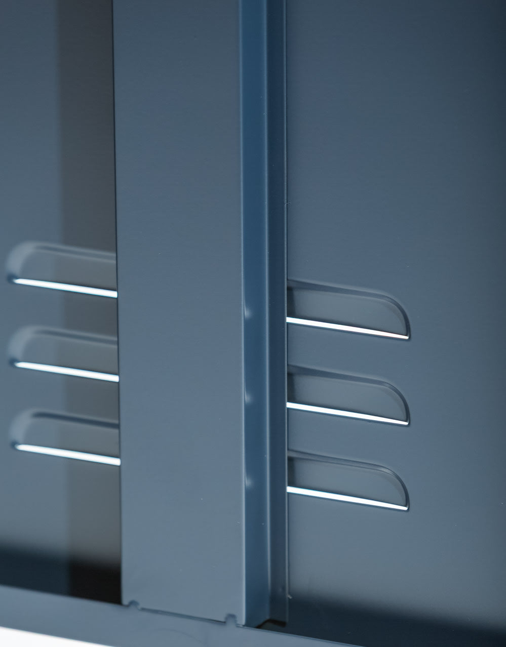 Tall Steel Metal Locker in Navy Blue - LLK11