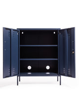 Medium Steel Metal Locker in Navy Blue - LLK16