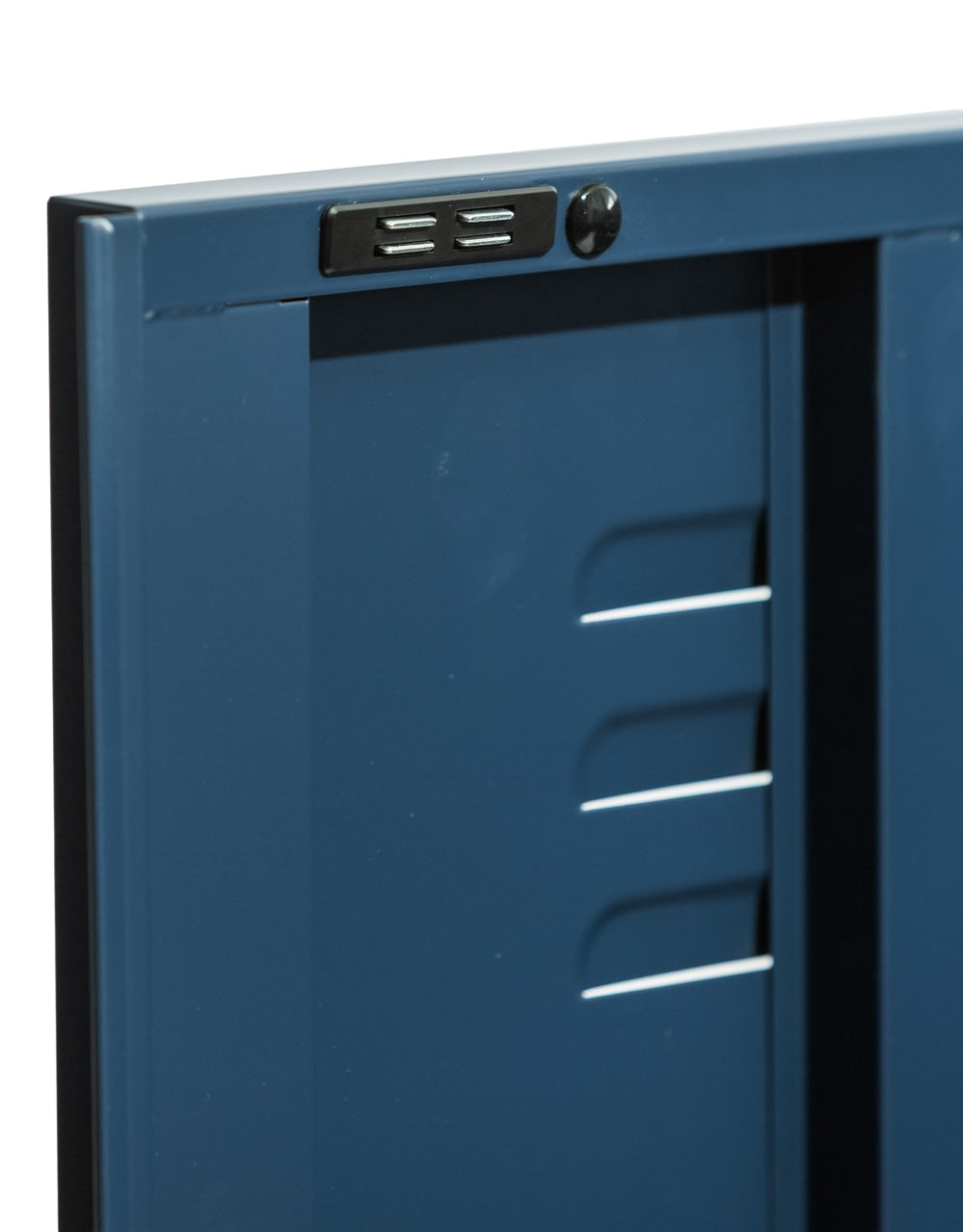 Medium Steel Metal Locker in Navy Blue - LLK16