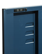 Medium Steel Metal Locker in Navy Blue - LLK16