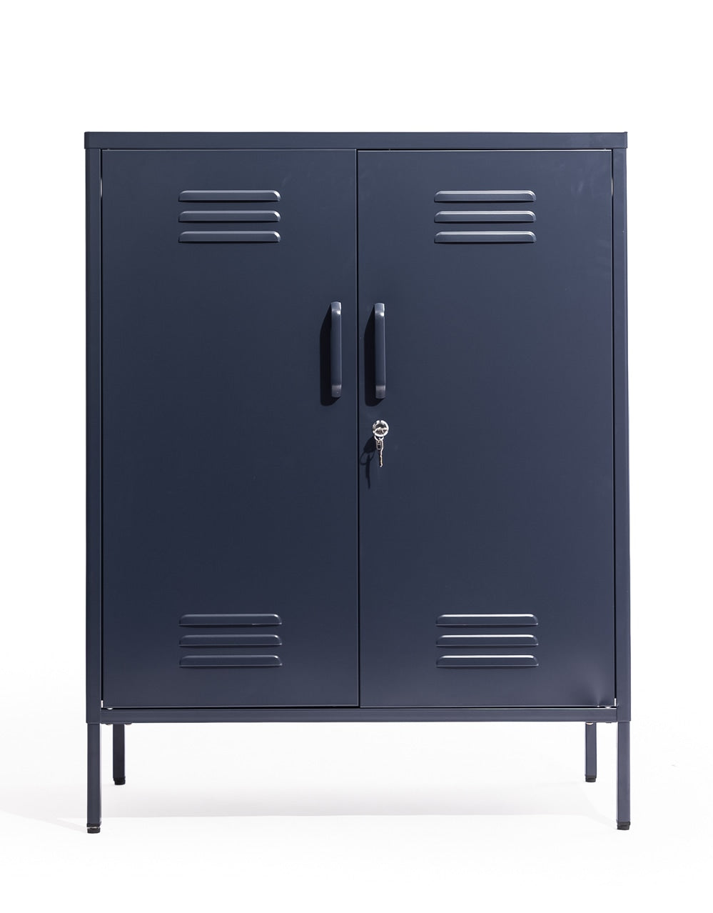 Medium Steel Metal Locker in Navy Blue - LLK16