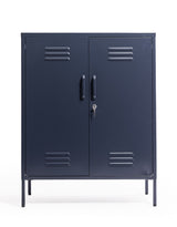 Medium Steel Metal Locker in Navy Blue - LLK16