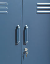 Medium Steel Metal Locker in Navy Blue - LLK16