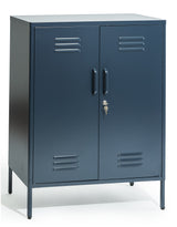 Medium Steel Metal Locker in Navy Blue - LLK16
