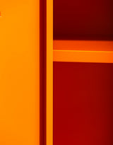 Medium Steel Metal Locker in Burnt Orange - LLK17
