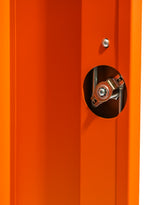 Medium Steel Metal Locker in Burnt Orange - LLK17