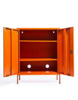 Medium Steel Metal Locker in Burnt Orange - LLK17