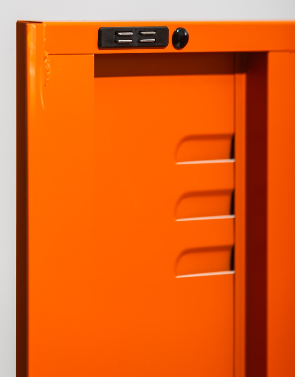 Medium Steel Metal Locker in Burnt Orange - LLK17