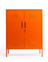 Medium Steel Metal Locker in Burnt Orange - LLK17