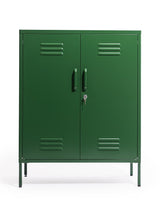 Medium Steel Metal Locker in Olive Green - LLK18