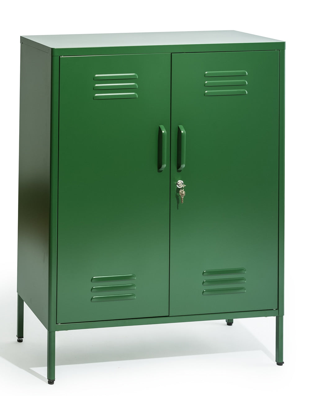 Medium Steel Metal Locker in Olive Green - LLK18