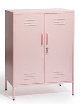 Medium Steel Metal Locker in Baby Pink - LLK19