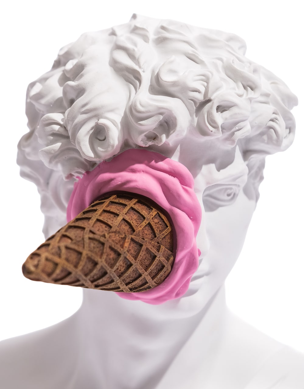 Large David Ice Cream Decorative Bust - ICD11
