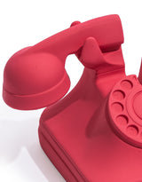 Set of Matt Pink/Red Telephone Bookends - ICD13