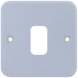Selectric Metal Clad GRID360 1 Gang Faceplate