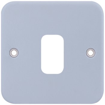 Selectric Metal Clad GRID360 1 Gang Faceplate