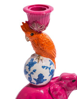 Elephant & Cockatoo Ornate Circus Stack Candle Holder - RM87