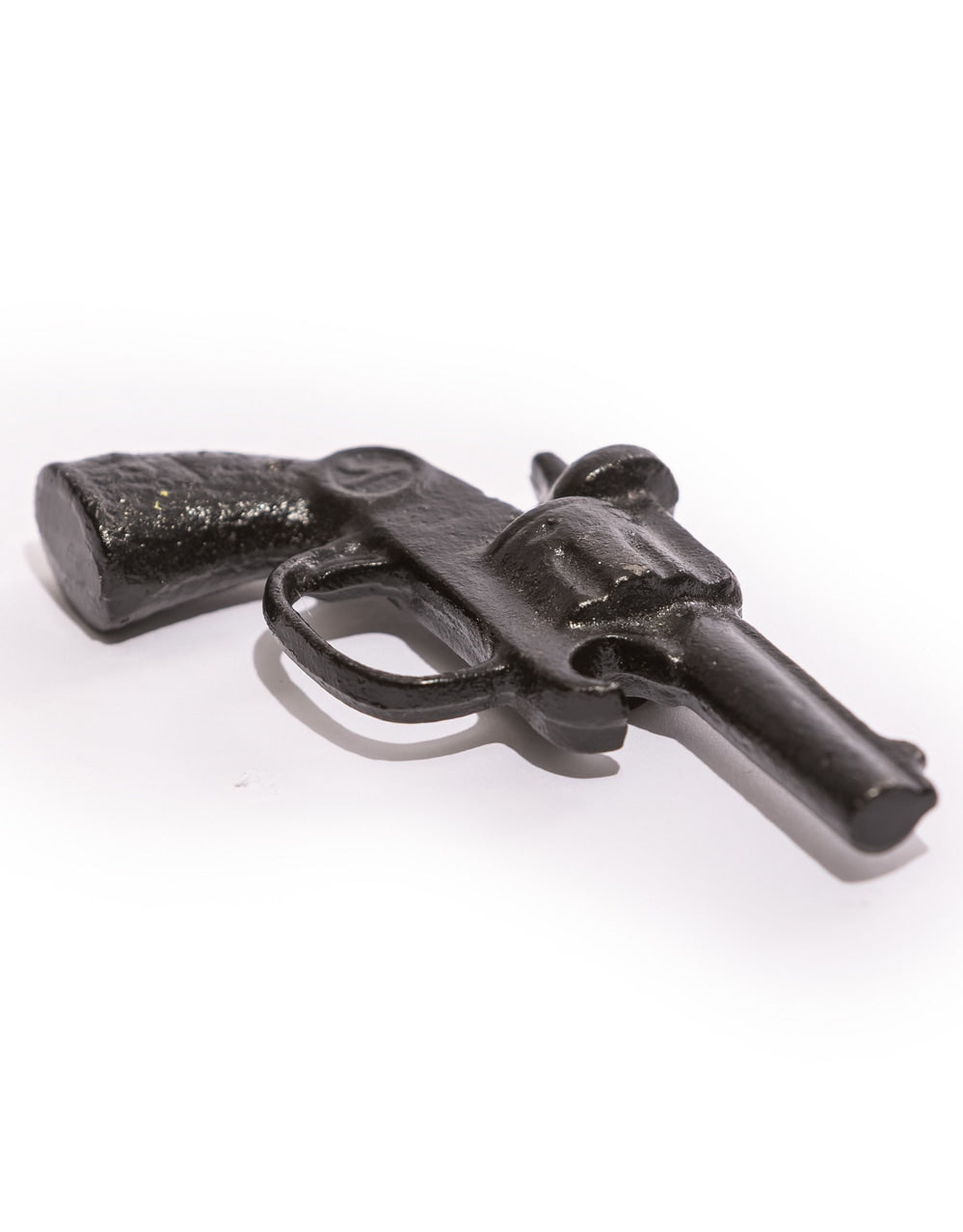 Antiqued Black Revolver Gun Bottle Opener - STM101