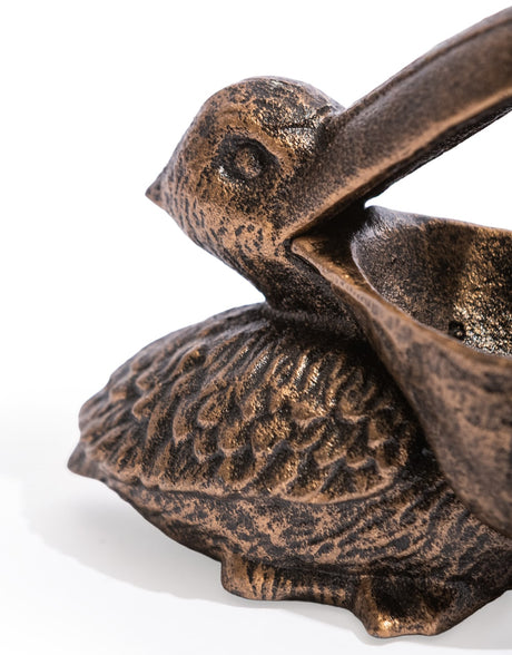 Cast Iron Pelican Trinket / Coin Bowl - STM102
