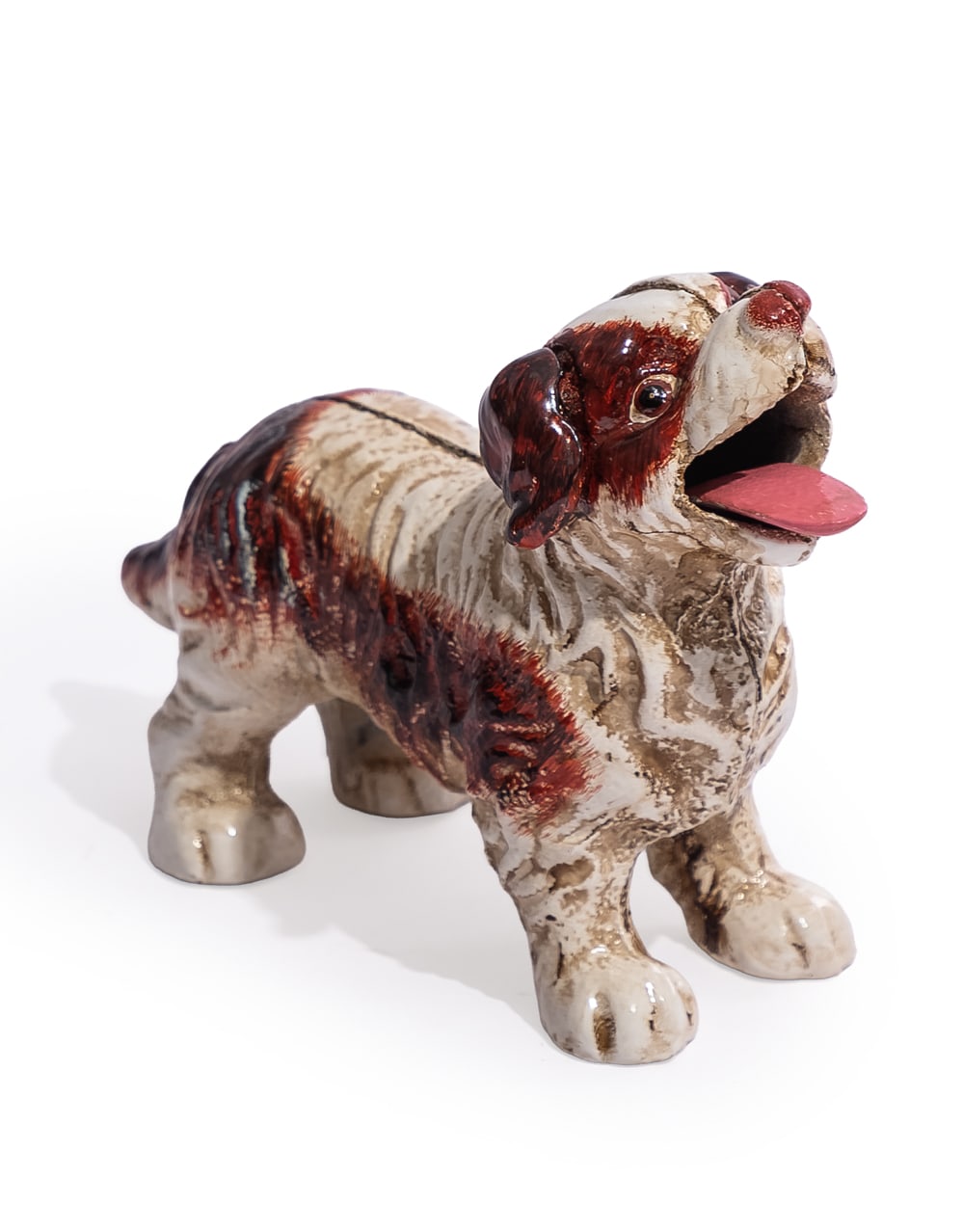 Cast Iron Springer Spaniel Dog Coin Bank - STM103