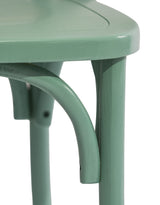 Pastel Mint Green Reclaimed Elm Cross-Back Dining Chair - BWC14